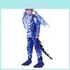 Ice Frost Dragon Cosplay Outfit For Children Made Of Polyester With Long Sleeves For Party Fun