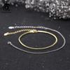 ORSA JEWELS Authentic 925 Sterling Silver Tennis Bracelet Fashion Black&Pink&Blue 4A Zirconia Bracelet Jewelry for Women SB190