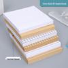 Cute High-Viscosity Kraft Paper Sticky Notes for Students - Tearable Lined Notepad for Messages