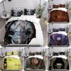 Luxurious 3d Bed Sheet Set With Vibrant Digital Print Soft Polyester Fabric For Queen Size Beds