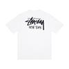 Camiseta de Algodón Unisex de Corte Holgado con Estampado de Letras Camiseta Casual de Manga Corta para Adolescentes y Adultos