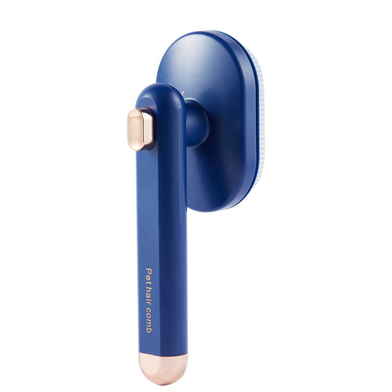 

Расческа для кошек и собак, аксессуары для ухода за домашними животными, массажная расческа для удаления шерсти домашних животных, щетка для ухода за домашними животными, уход за собаками темно-синий