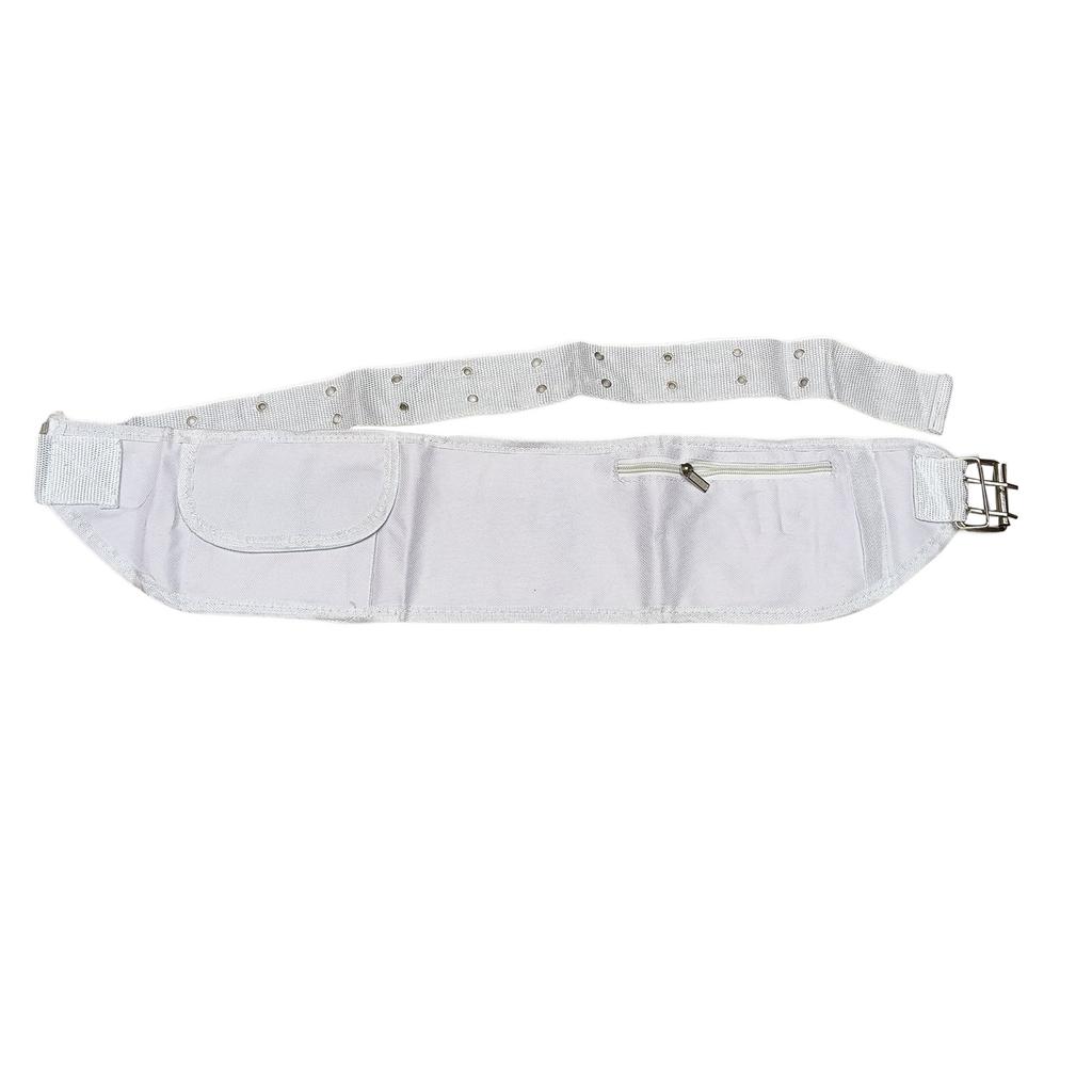 Studded Waist Belts for Jeans Pants Stretchy Wide Belt Girdle Arab Fanny Pack White Belt Bag for Cowboy Girdle