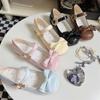 Sweet Pink Bow Shallow Mouth Single Shoes Women's Summer 2025 New Cute Lolita Shoes Low Heel Round Head Lolita