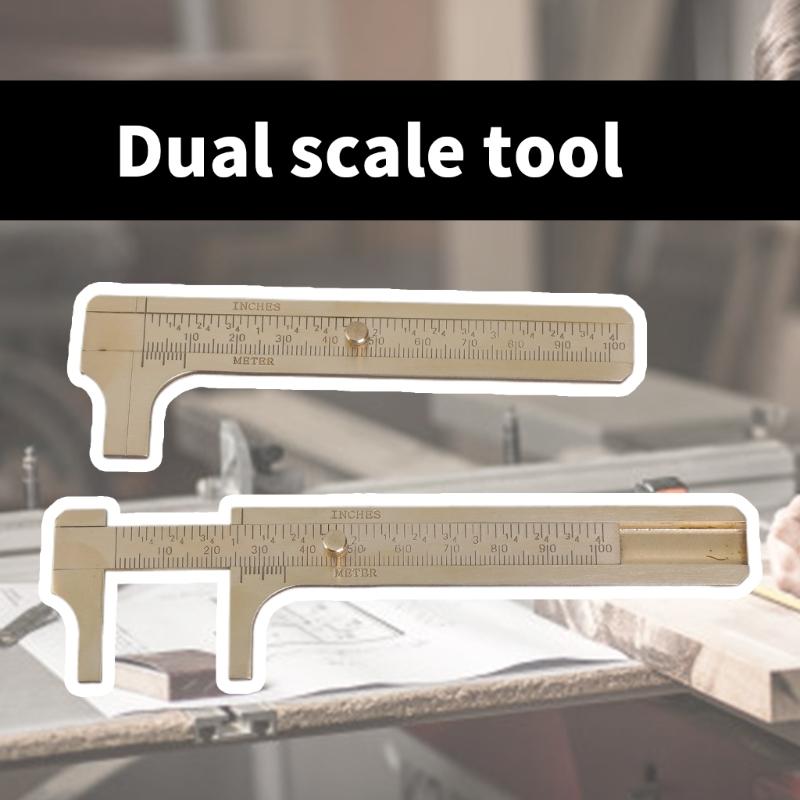 2pcs Mini Brass Callipers Hand Sliding Gauges Small Analogues Vernier Calipers for Precisions Measurements In Jewelry