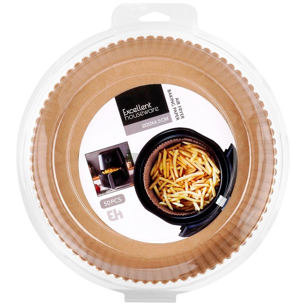 Air Fryer Paper Round Insert 20 Cm 50 Pcs.