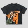 BLEACH Kuchiki Rukia Anime Printing T-shirt Men's Clothing Women's 2026 Summer New Cotton Washed Short-sleeved T Shirt