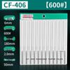 Diamond Flat-Tapered File Set CF-400: Alloy Metal Mold Grinding & Shaping Tool