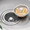 Kitchen Sink Filter, Wash Basin Overflow Stopper, Sink Drain, Dishwasher Drain, Stainless Steel Debris Filter, Universal