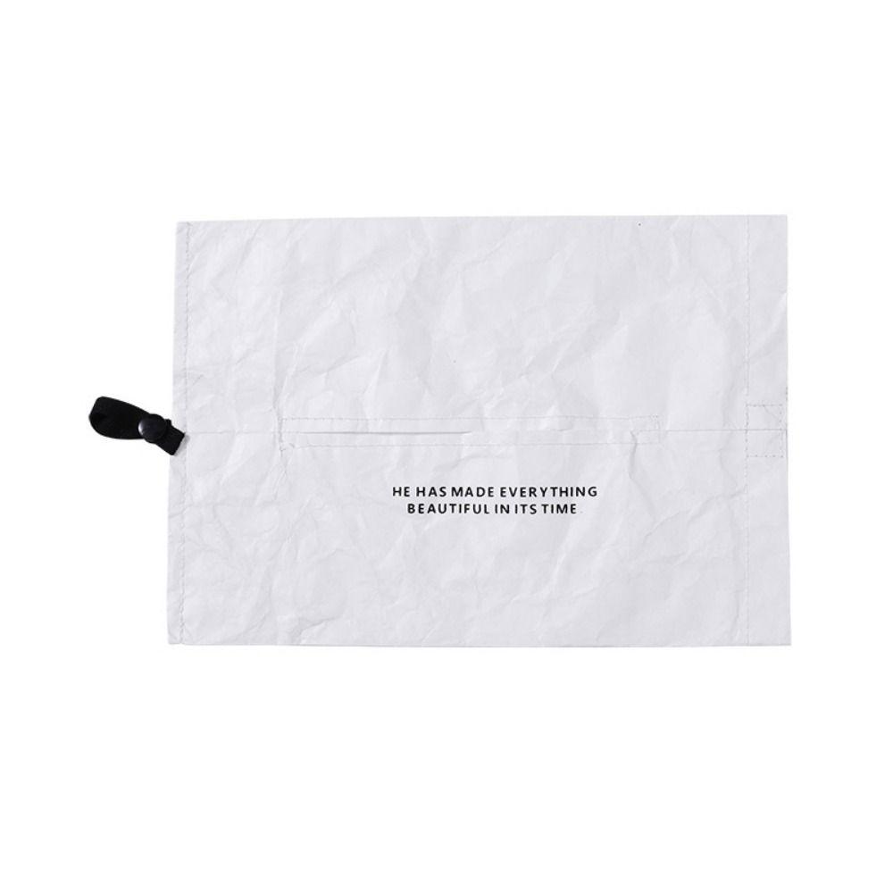 

Dustproof Toilet Tissue Box Waterproof Car Tissue Bag Car Drawer Napkin Papers Bag Bathroom белый