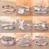 Stainless Steel Open Ring Dragonfly Irregular Geometric Finger Rings Women Jewelry Wedding Gift
