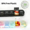 1pc Container Pill Organizer Weekly Capsule Pill Box 7 Days Weekly Separable Pillbox Tablet Holder Medicine Storage Case Drug