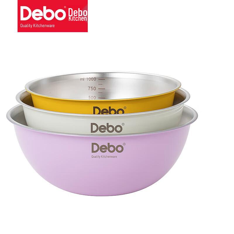 Debo Stainless Steel Kitchen Bowl Set