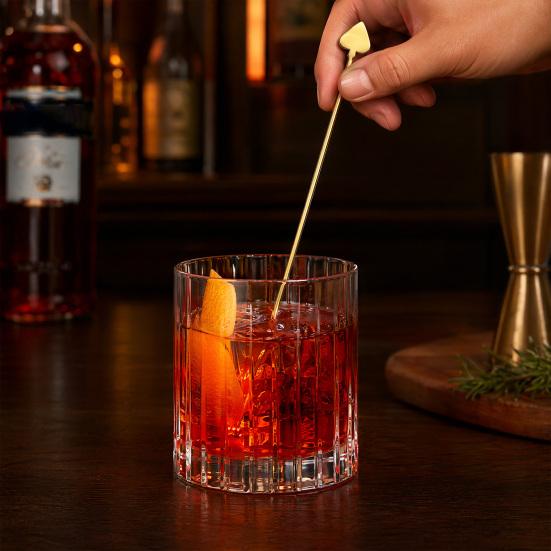 Edelstahl-Rührstäbchen, Schaufel-, Herz-, Karo-, Pik-förmig, Niedliche Frucht-Cocktailrührstäbchen, Rührstäbchen für Whiskey, Saft, Kaffee