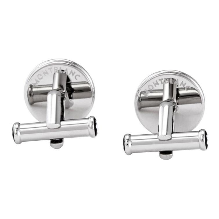 Montblanc Sewn Cufflinks Unisex Accessories Silver 118612