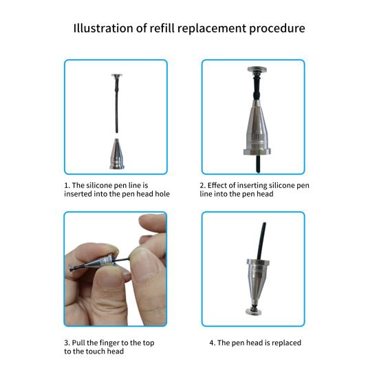Stylus Pen High Precision Sensitive 2 in 1 Double-head Universal Mobile Phone Tablet Capacitive Screen Disc Stylus for Huawei for iPhone for iPad