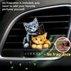 2D flat three kittens car vent clip decorative diffuser (fragrance not included),car interior decoration, aromatherapy clip,ideal for holiday gifts
