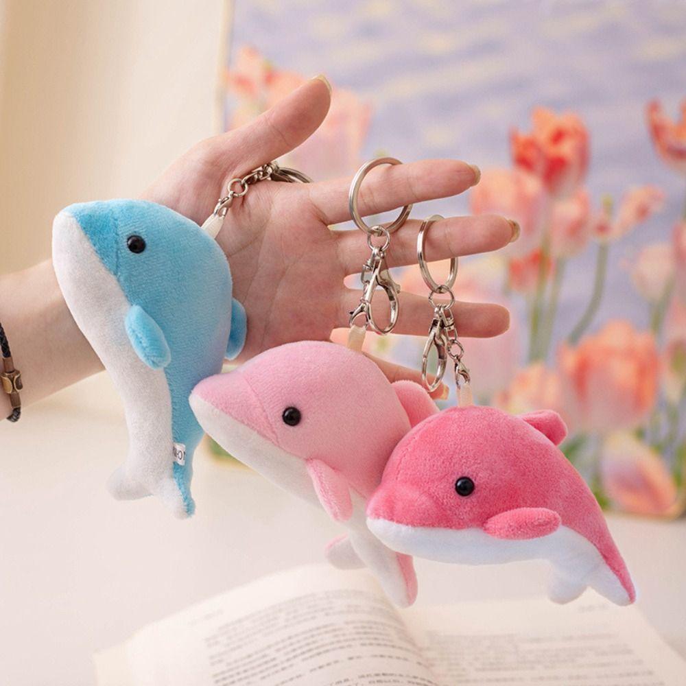 

Backpack Charms Stuffed Animal Keychain Ocean Animal Animal Doll Key Rings Festival Party Decor
