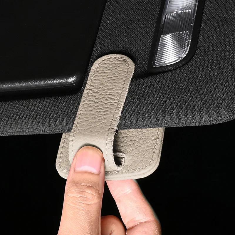 Car Emblems Sunglasses Clip Holder Magnetic Leather Car Sunshade Clip For Lexus Fsport LS RX300 GS NX RX GX460 GX RX450h IS350