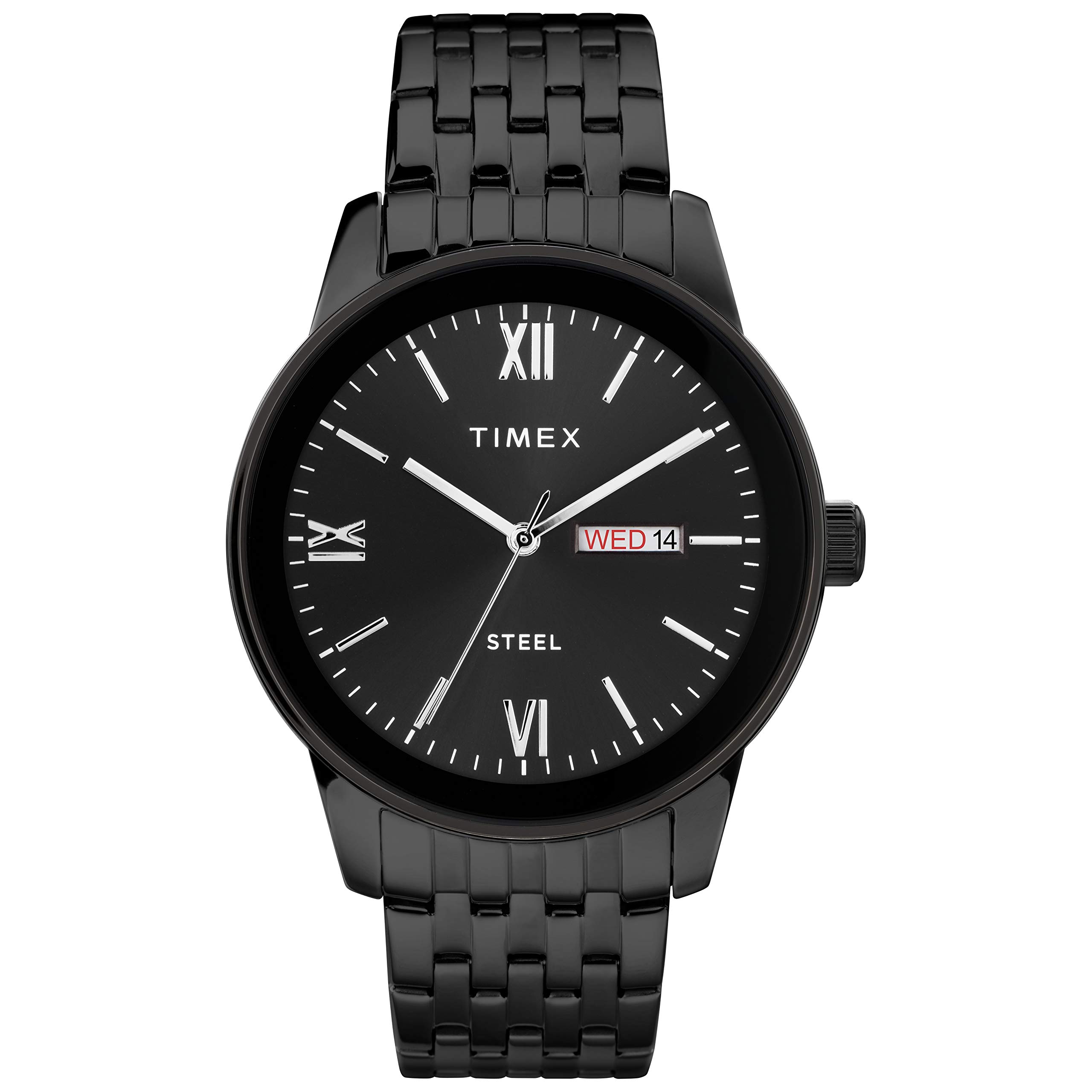 

Timex Dress Analog 41mm Stainless Steel Bracelet Watch Men s