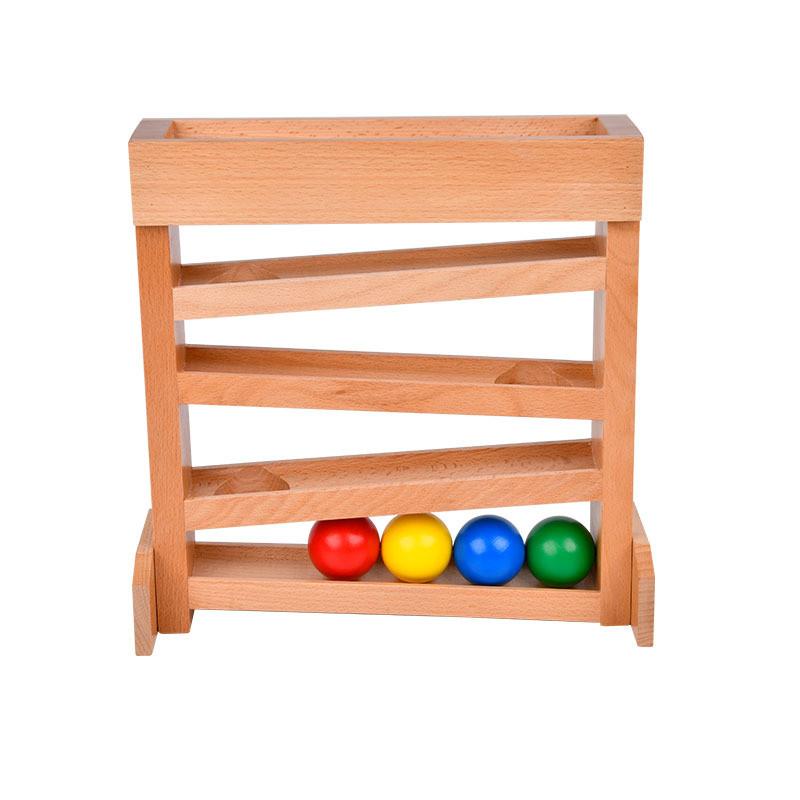 Tracker Toys Visual Toddlers Wooden Ball Track Sensory Supplies Development