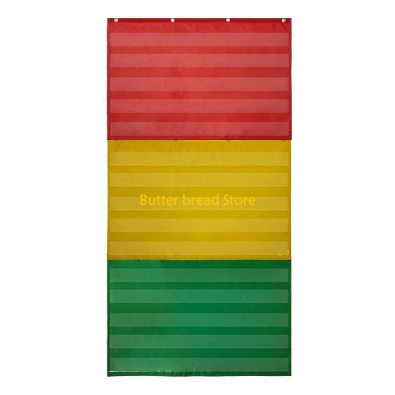 W89C Hanging Storage Pocket Chart for Classroom Wall Decor Detachable Pocket Chart