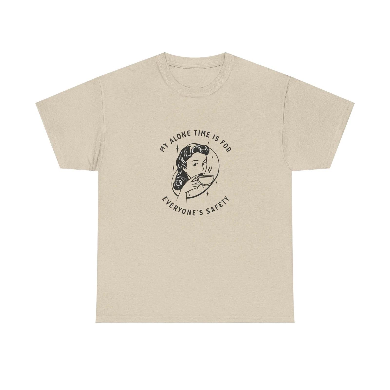 My Alone Time is for Everyone s Safety Tee, Unisex Cotton Shirt, Casual [...] 3XL
