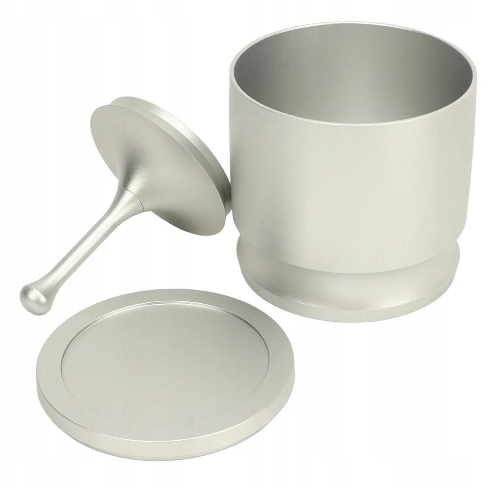 Blind Shaker for 58 Portafilter Aluminum Alloy Espresso Dosing Funnel Brewing Bowl Portafilter Dosing Ring Distributor Coffee