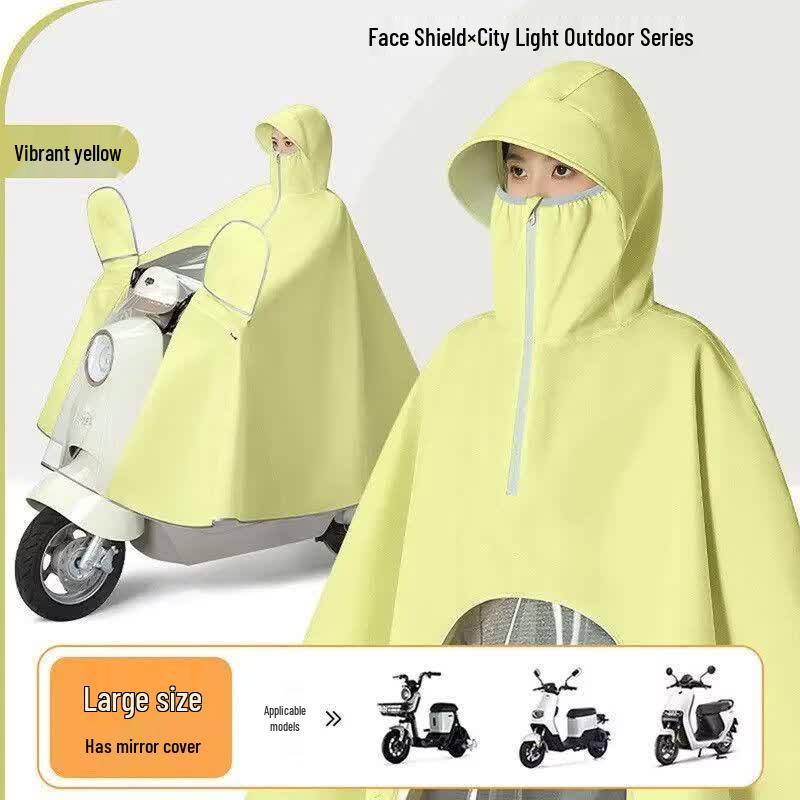 SPACEXPERT Full-Body Motorcycle Rain Poncho
