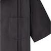 UNIQLO Plain Minimalist Square Neck Short Sleeve Shirt Men shirts Dark-Gray 426176-08