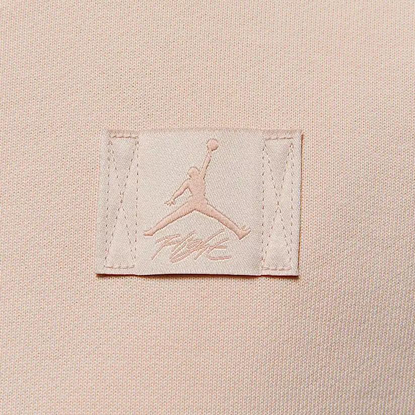 Jordan Flight Fleece FW24 Logo Solid Color Loose Comfortable Crewneck Sweatshirt Women Sweatshirt Ice-Pomegranate HJ1324838