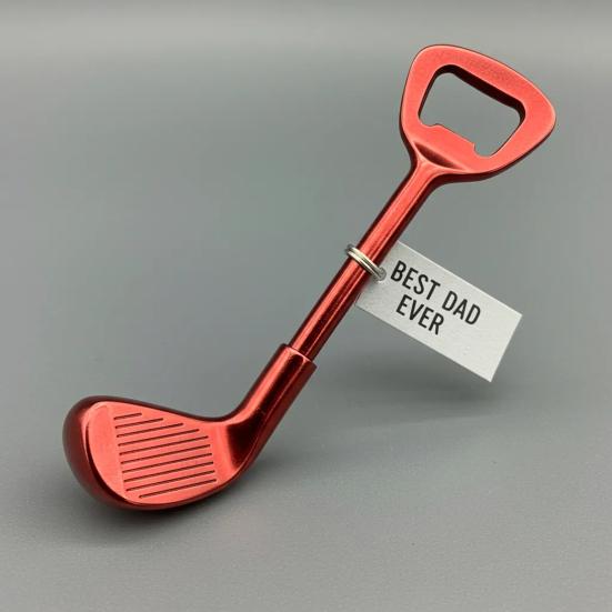 1/2Pcs Golf Club Bottle Opener Heavy Duty Metal Manual Beer Bottle Opening Tool Kitchen Gadget Father's Day Dad Golf Lover Gift