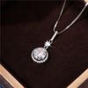 New Brilliant Crystal Cubic Zircon Bridal Wedding Necklace High Quality Silver Plated Fashion Luxury Women Jewelry
