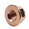 50x Auto Copper Exhaust Nuts M8-SW13 Copper-Plated Head Stud Lock Nut Copper Bolt Screw Bolt Screw Turbo Exhaust Stud Hex