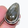 Natural Labradorite Gemstone 925 Sterling Silver Jewelry Ring Size 6.5 AR-17873