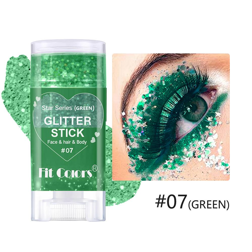 5 Color Body Painting Sequins Stick Face Lips Star Glitter Powder Eye Shadow Festival Stage Makeup