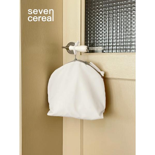 Hanging Toiletry Makeup Bag with Jewelry Compartment, Soft Cosmetic Organizer Pouch Travel Storage Bag for Women Small white