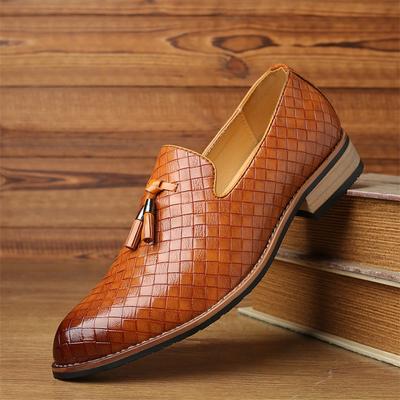 Herren Luxus Freizeit Schuhe Herbst Leder Slipper Büro Kleiderschuhe Herren Fahrmokassins Bequeme Slipper Partyschuhe