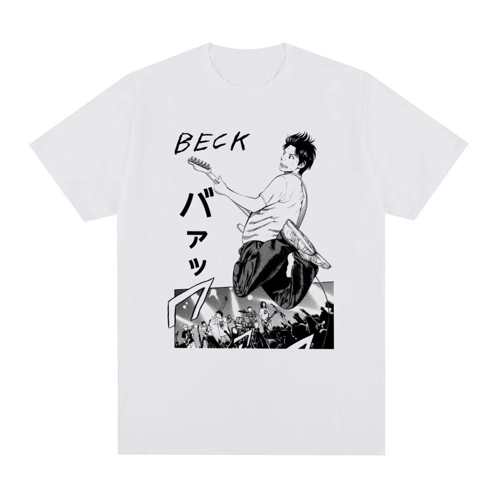 Men's & Women's New Vintage T‑Shirt with Beck Pop Alternative Hip‑Hop Music Graphic Print Women And Men T-shirt