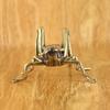 1 Stück exquisite Vintage-Heuschreckenfigur aus Messing – antikes Metallhandwerksornament, kleine Schreibtischdekoration für Thanksgiving