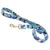 Blumen-Metallgravur Individuelles Haustierhalsband Leine für mittelgroße große Hunde Katzen