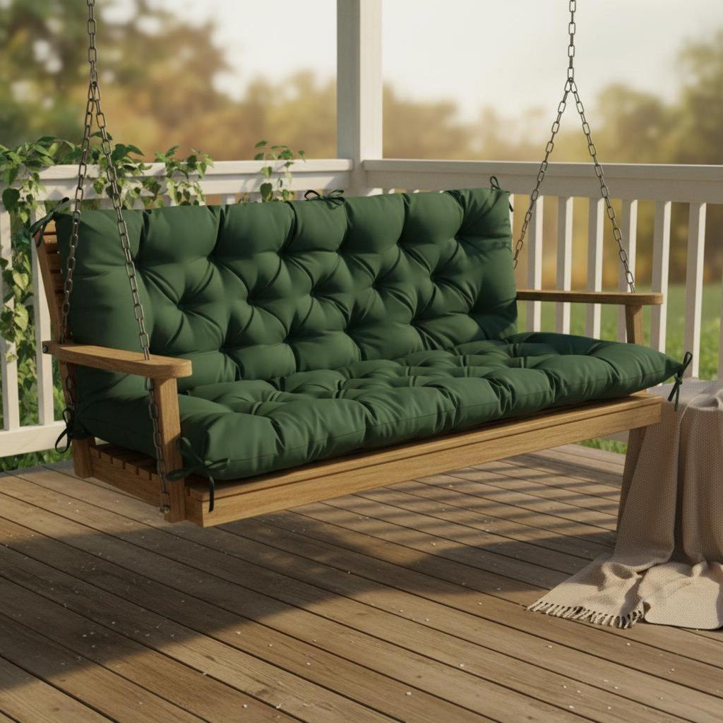 Waterproof Outdoor Cushion Thickened Backrest Bench Pad Garden Furniture