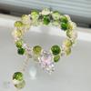 2025 Jadeite Green Jade Rabbit Bracelet: High-End Chinese Style, Year of the Snake, Elegant Women's Niche Beaded Design
