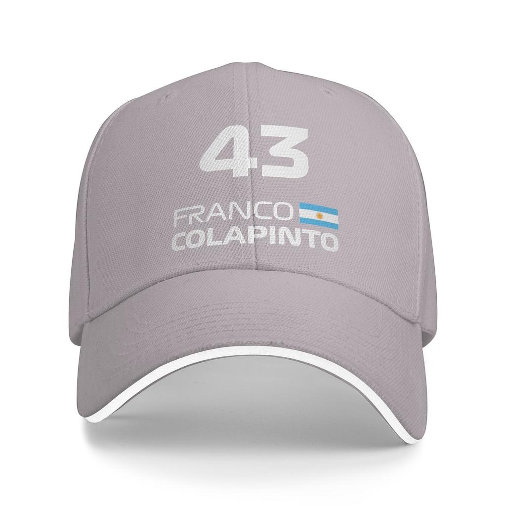 Cappellino da Baseball Estivo Uomo Racing Colapinto Franco FC43 Sole Cappelli Hip Hop Logo Personalizzato Regolabile Casual Escursionismo Pesca Cappellino Snapback