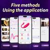 Vibrador de Empurrar Vibradores de Ovo APP Vibrador Bala Brinquedos Sexuais para Casais Femininos Vibrador Vestível Brinquedos para Adultos Estimulador de Ponto G