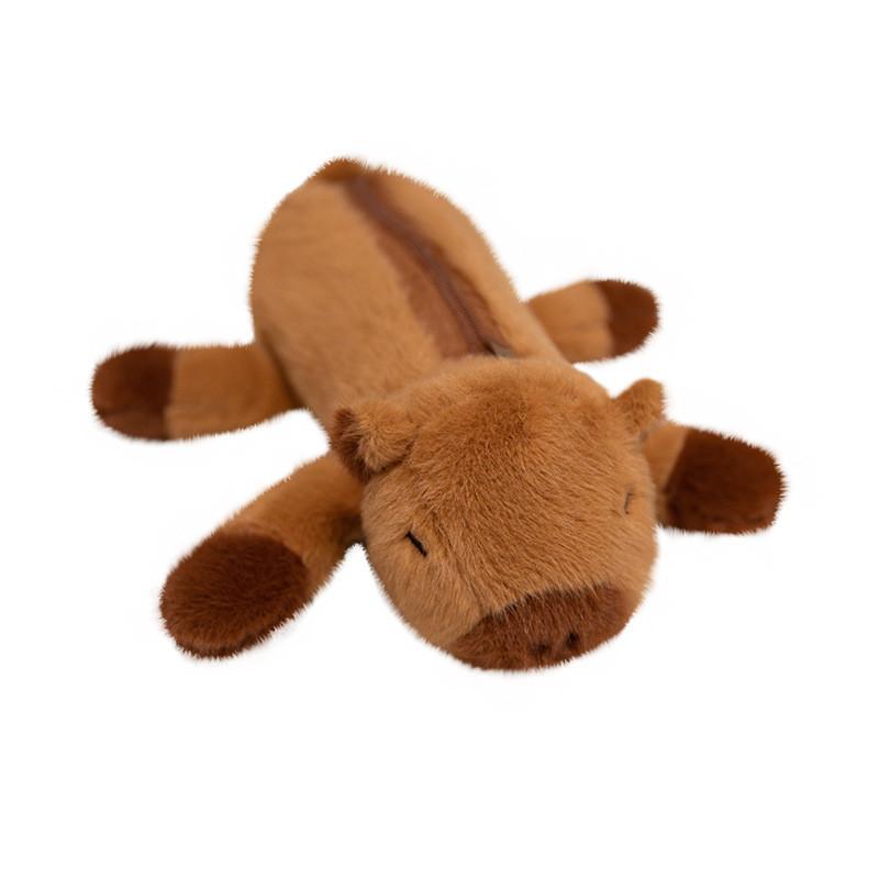 Plush Animal Pen Case With Large Capacity For Students And Office Supplies