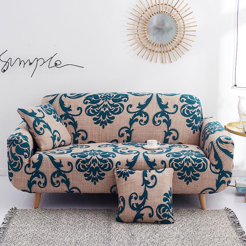 Nordic Style Stretch Sofa Cover Slipcovers Elastic All-inclusive Couch Case for Different Shape Sofa Loveseat Chair L Shape Sofa Cover