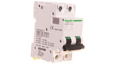 Circuit Breaker, C60H, 2p, 63A, Characteristic C A9N61539