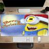 Christmas Minion Celebration Large Gaming Mouse Pad Nonslip Rubber Base Waterproof Desk Mat For Office Pc Laptop