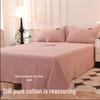 Class A 100% Xinjiang Cotton Brushed Pure Cotton Bed Sheet for Double XL Beds, All-Season, Household.